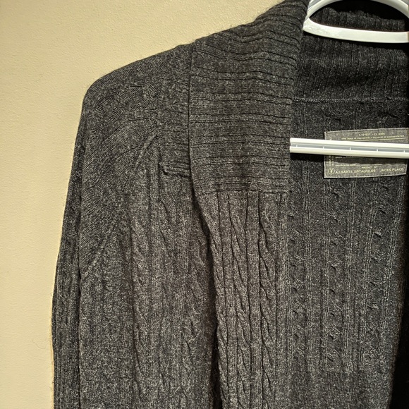 All Saints Open-Front Cardigan Sweater, size 10 - Picture 4 of 10